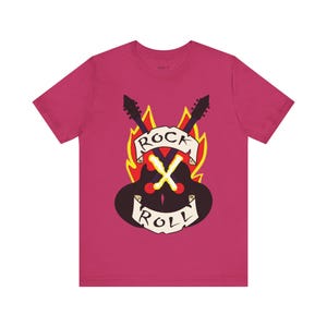 C.I.Y. Gambit 97 Rock 'N' Roll ( Crop It Yourself ) T-Shirt | Flaming Guitars