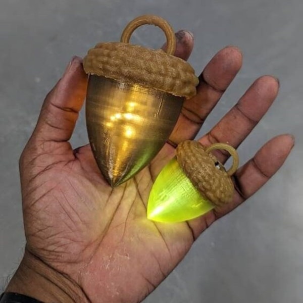 TOTK Korok LED Acorn Lantern keychain ( cosplay, convention, costume, prop, halloween )