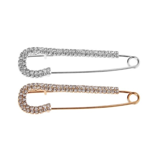 Crystal Brooch Pin Etsy