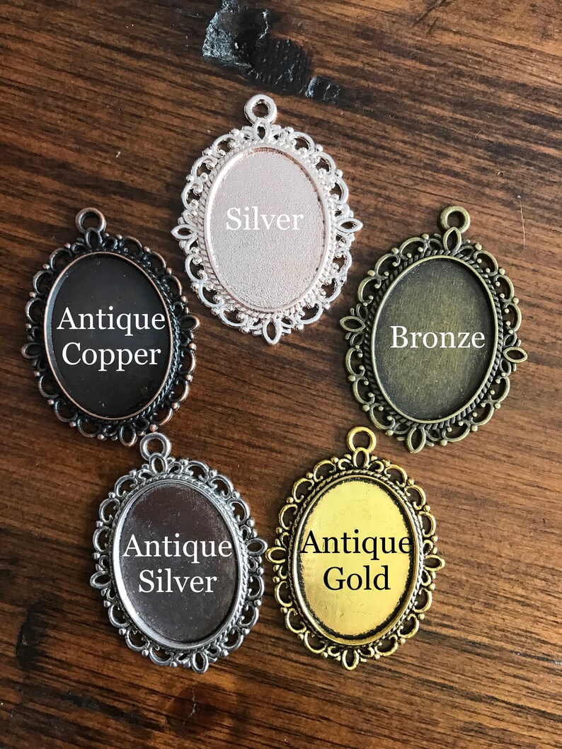 2 Wedding Bouquet charm kit Photo Pendants charms for family Etsy