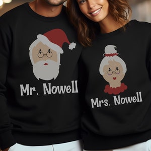 Mr and mrs santa claus pajamas best sale