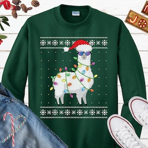 sequin bow christmas jumper