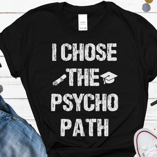 Psychology Majors Graduation Shirt Psychologist Grad Gift Etsy