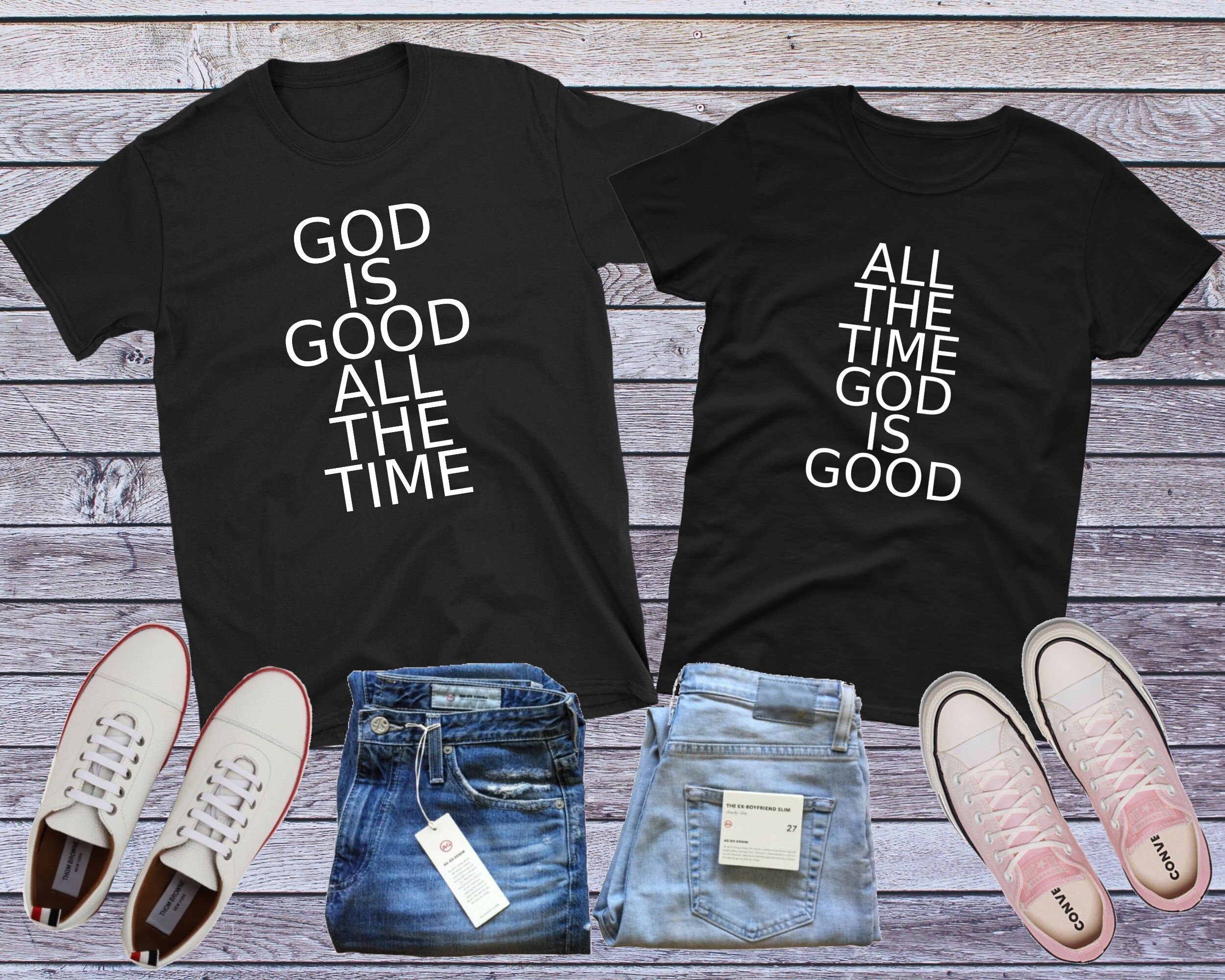Christian Couple Shirts Matching Couple Shirts Christian Etsy