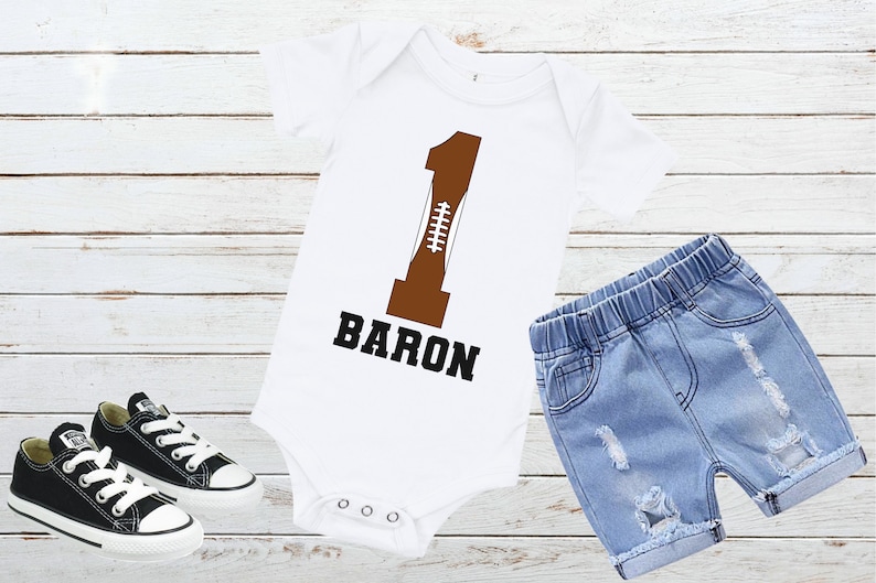 Personalized Football 5th Birthday Shirt, Boys Five Birthday T-shirt, Football Themed Birthday Tee, Sports 5th Birthday, Five Year Old Gift image 7