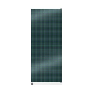 Navy & Green Tartan Plaid Wrapping Paper Keighly Tartan Gift Wrap Classic Plaid Holiday Wrap Vintage Preppy Old Money Luxury Equetrian Paper 30" x 72"