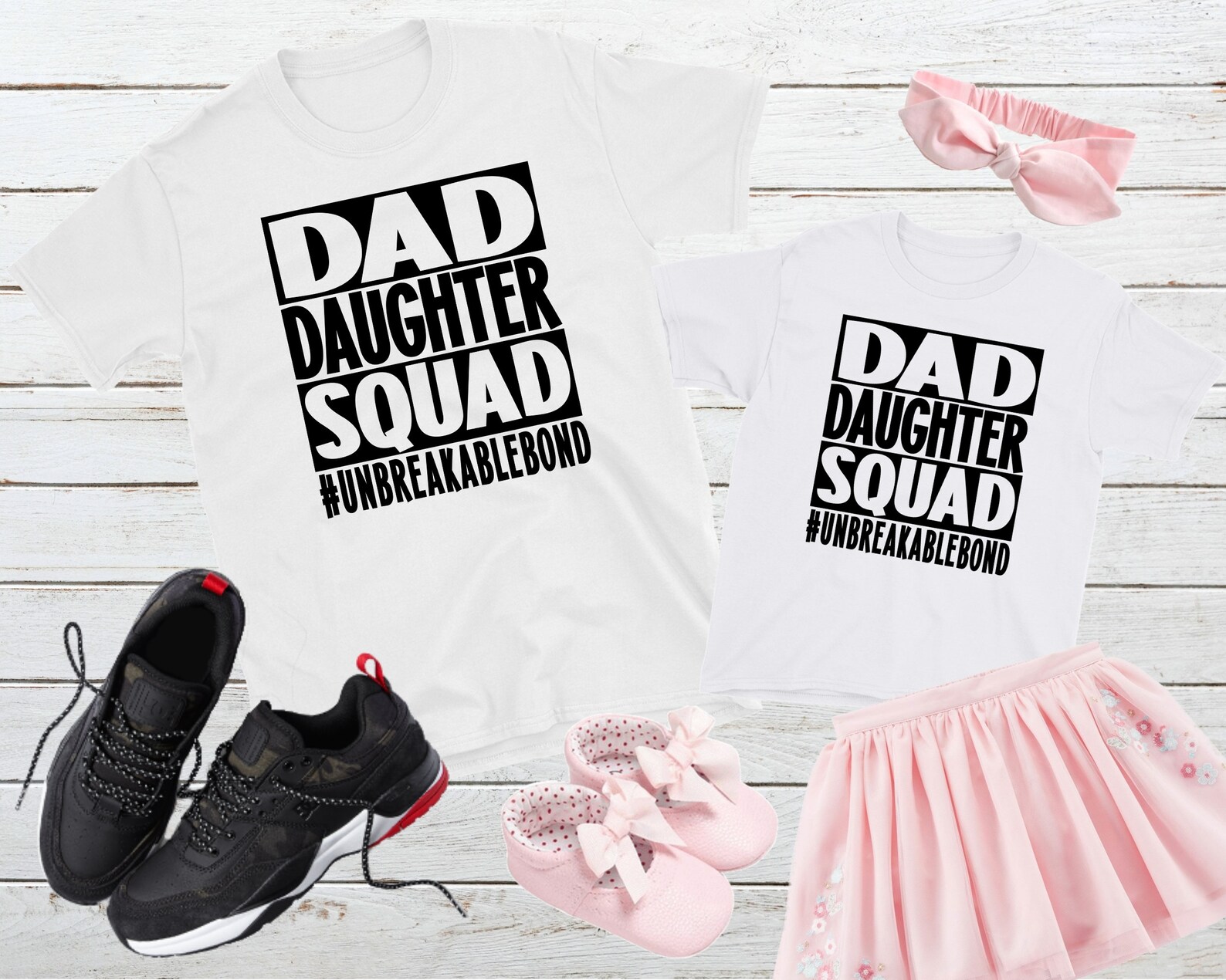 Daddy Daughter Matching Shirt Dad Daughter Squad Shirt - Etsy