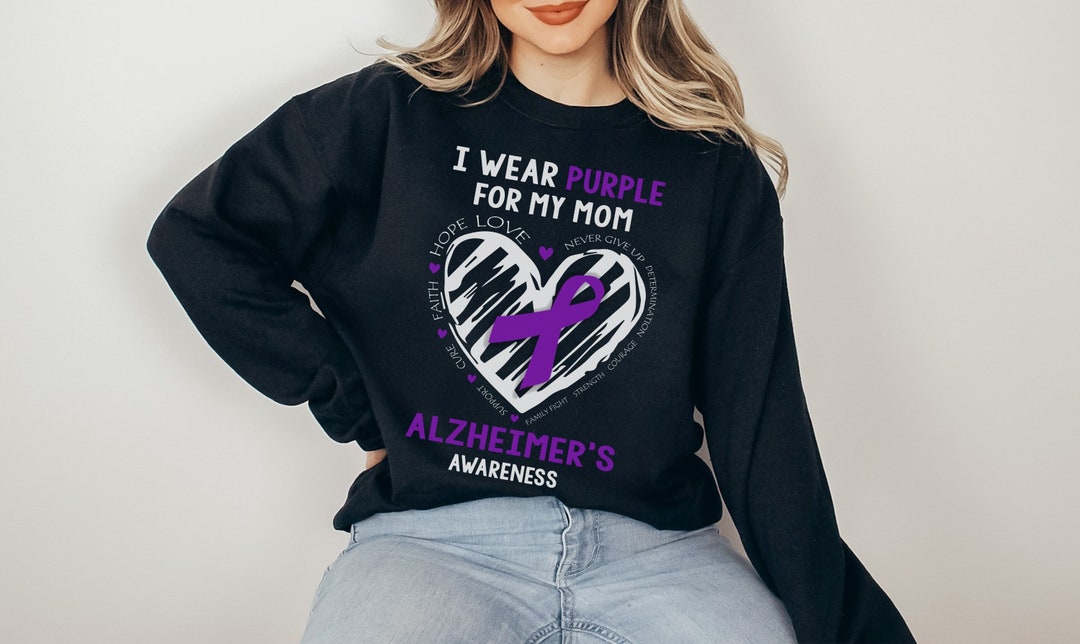 Tackle Alzheimers Shirt Fight End Support Wear Purple Month Tackle Alzheimers Shirt Fight End Support Wear Purple Month