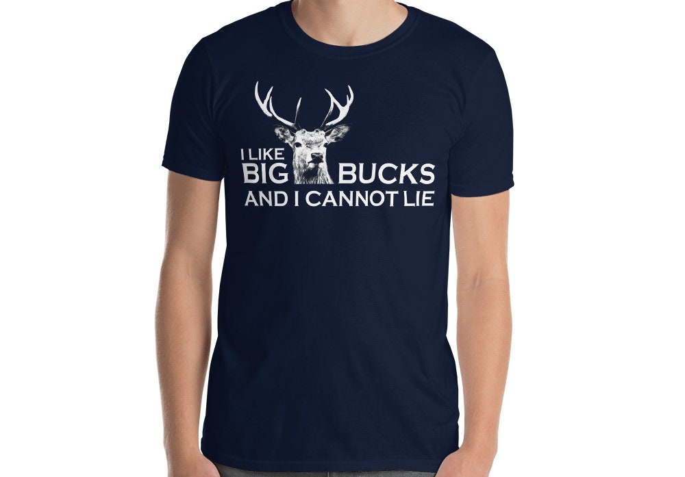 I Like Big Bucks And I Cannot Lie Funny Tshirt Hunting Deer Crew Neck Sweatshirt 