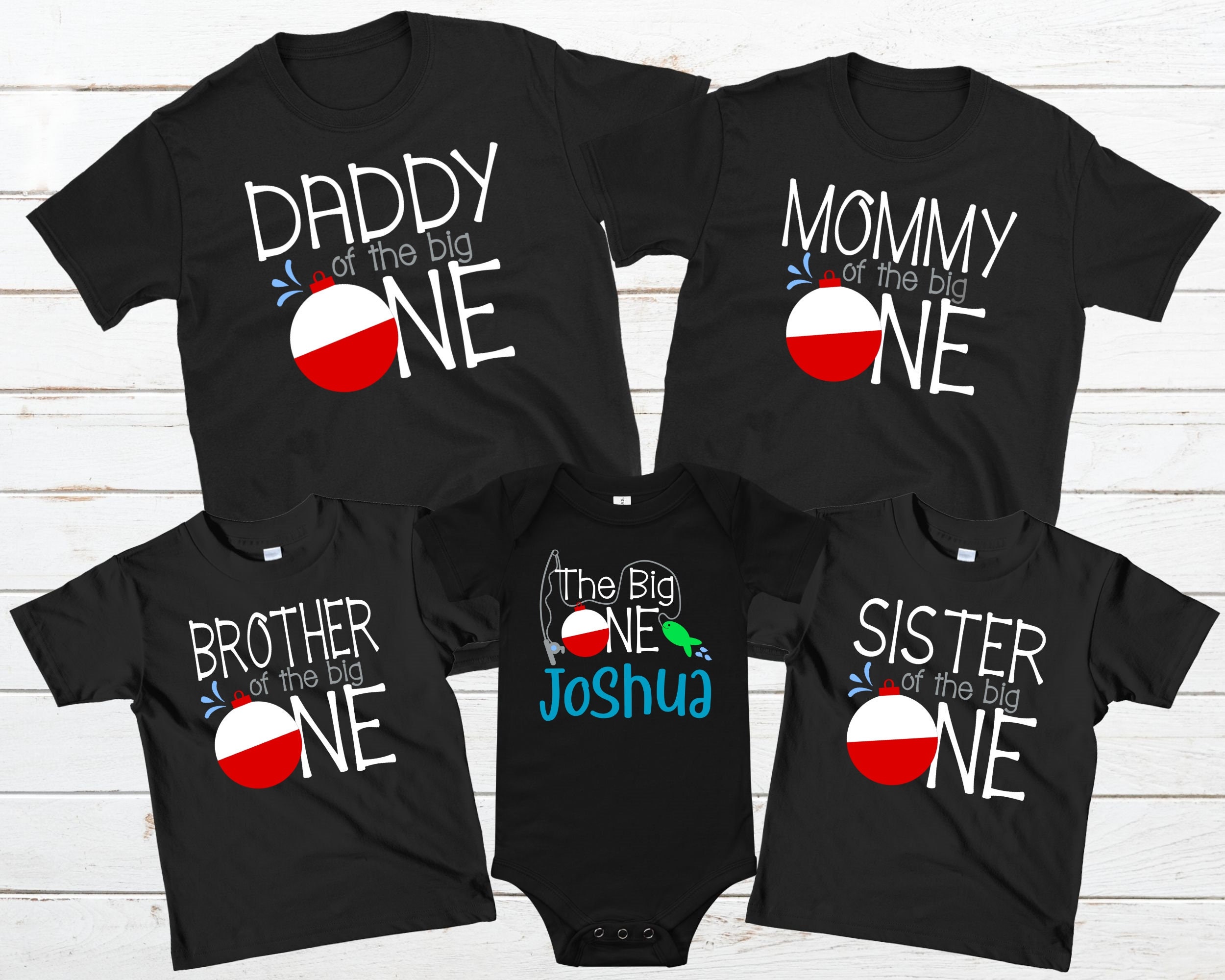 Personalized Family Fishing Birthday Shirt Custom Boys Etsy