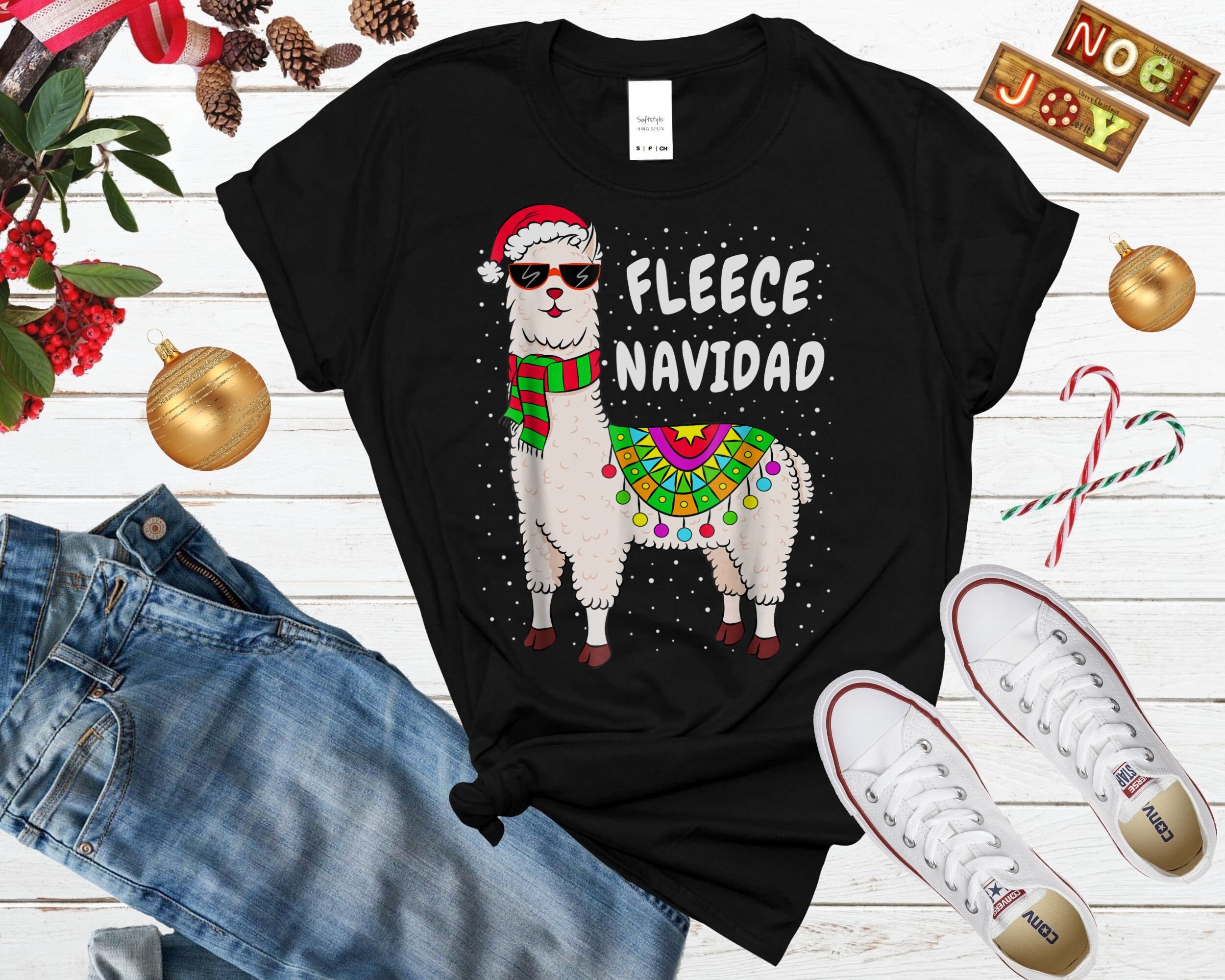 Fleece Navidad Llama Matching Family Christmas Pajamas Spanish Family Llama  Holiday Pjs Funny Llama Xmas Llama Stocking Stuffer Gift Poster for Sale  by mydagreat