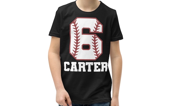 Kids 6 Years Old Boy 6th Birthday T-Shirt Baseball Gift Kids 6 Years Old Boy 6th Birthday T-Shirt Baseball Gift