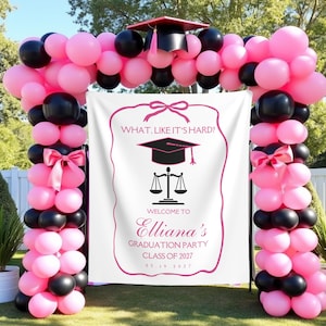 Custom Law School Graduation Photo Backdrop Lawyer Grad Party Banner Law Degree Welcome Sign Law Graduate Tapestry Attorney Graduation Decor