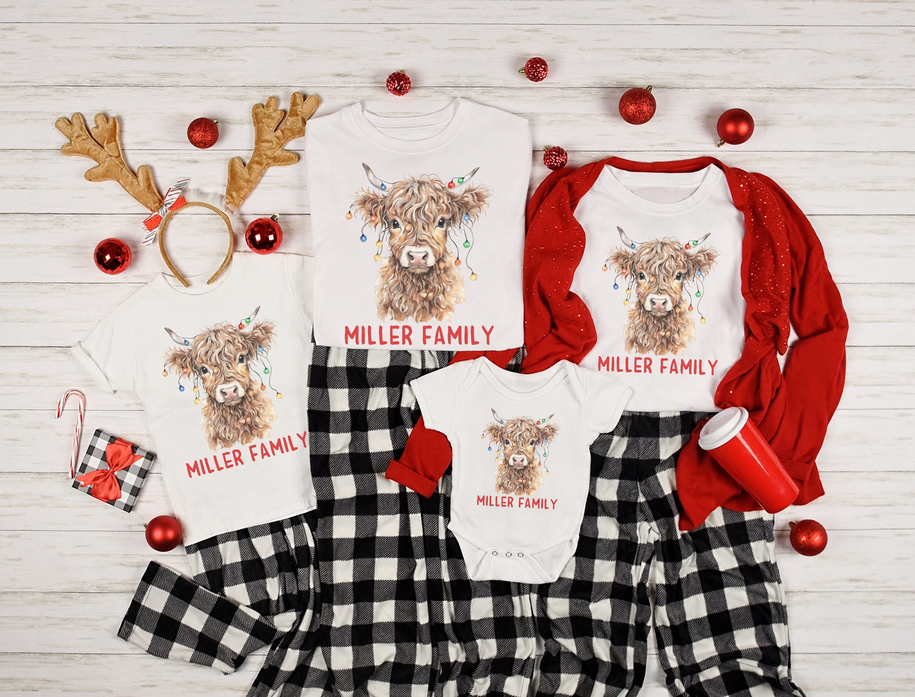 Highland cow pyjamas sale