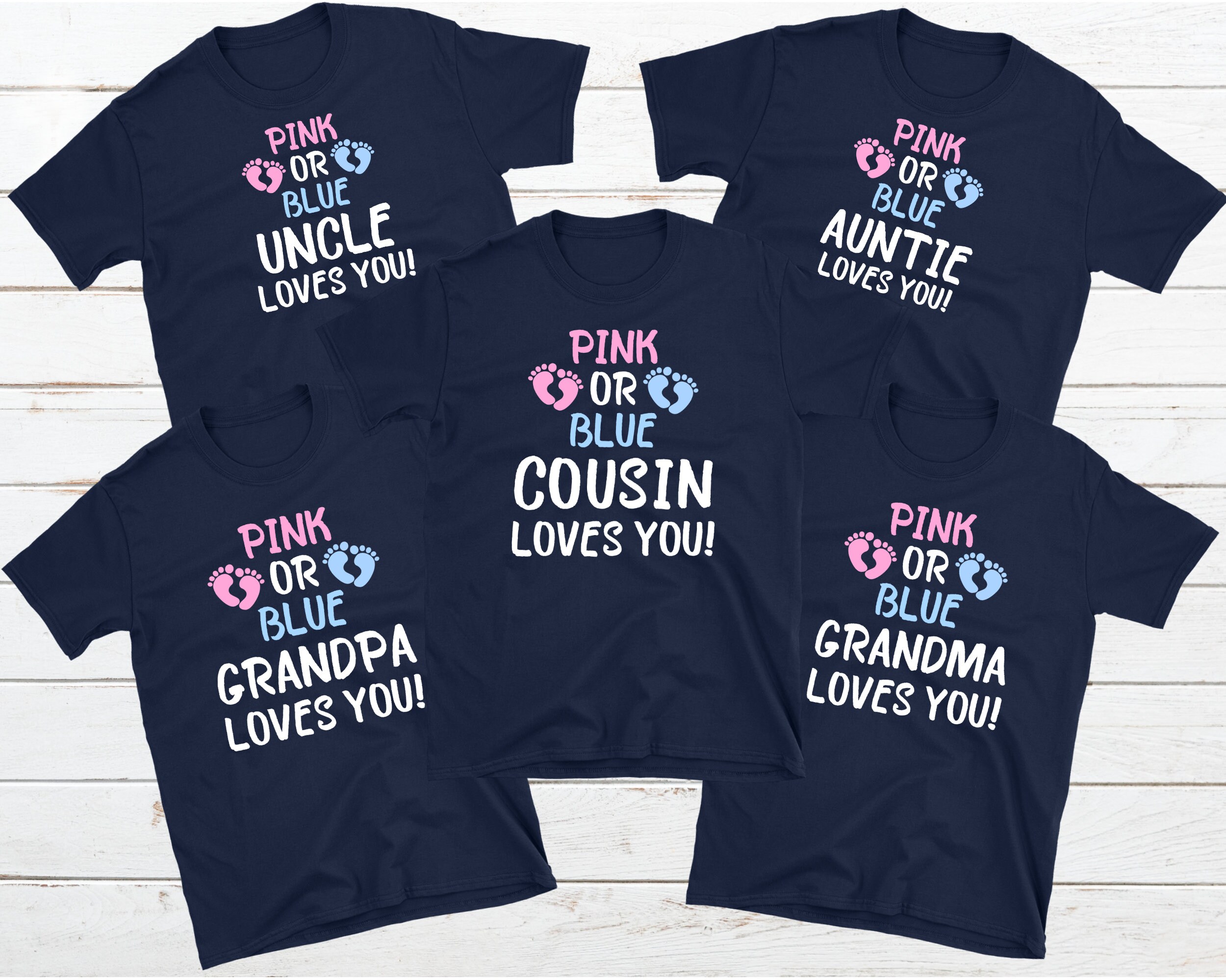 Camisas de revelacion de genero sale