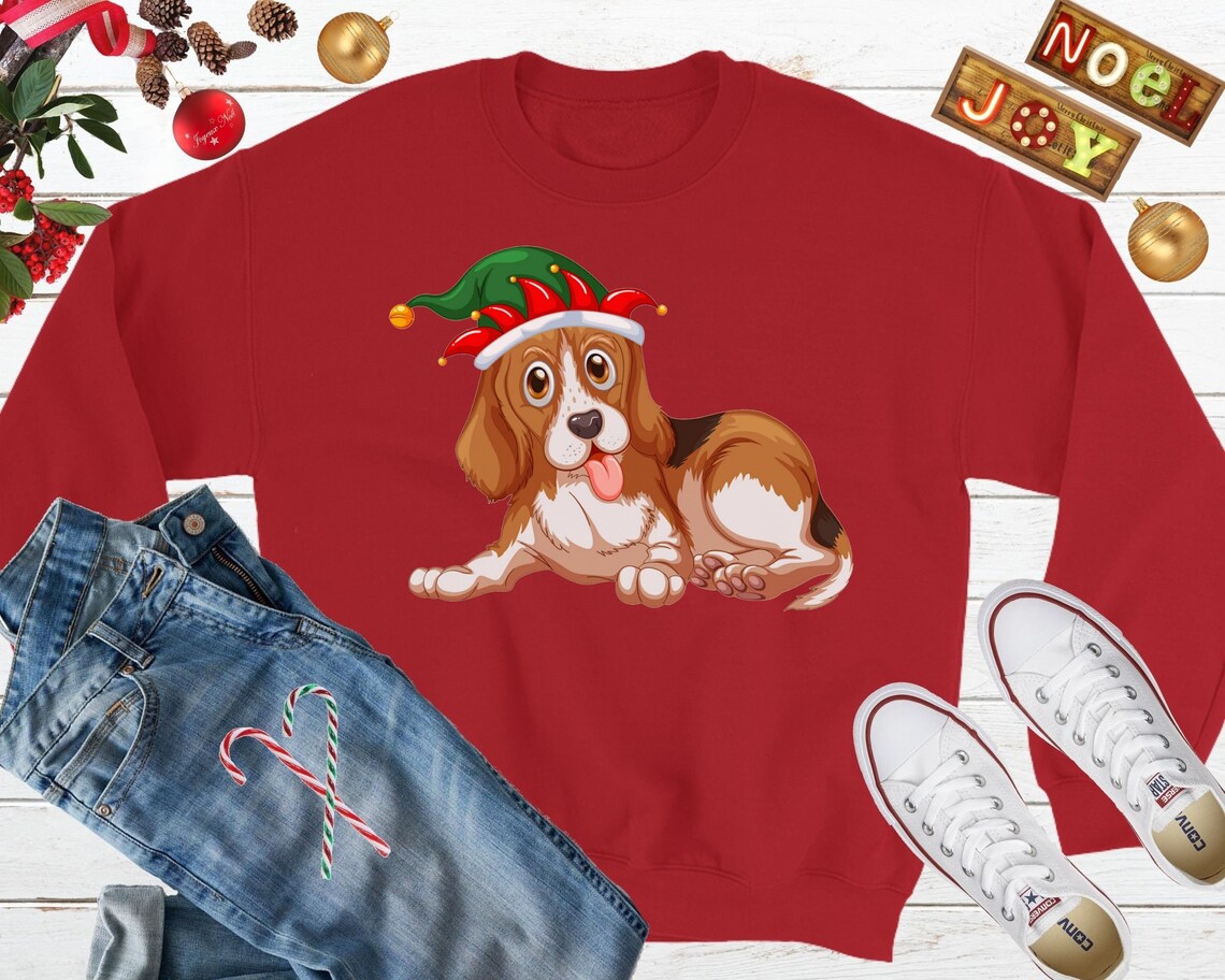 Beagle Ugly Christmas Sweater Beagle Holiday Shirt Beagle Etsy