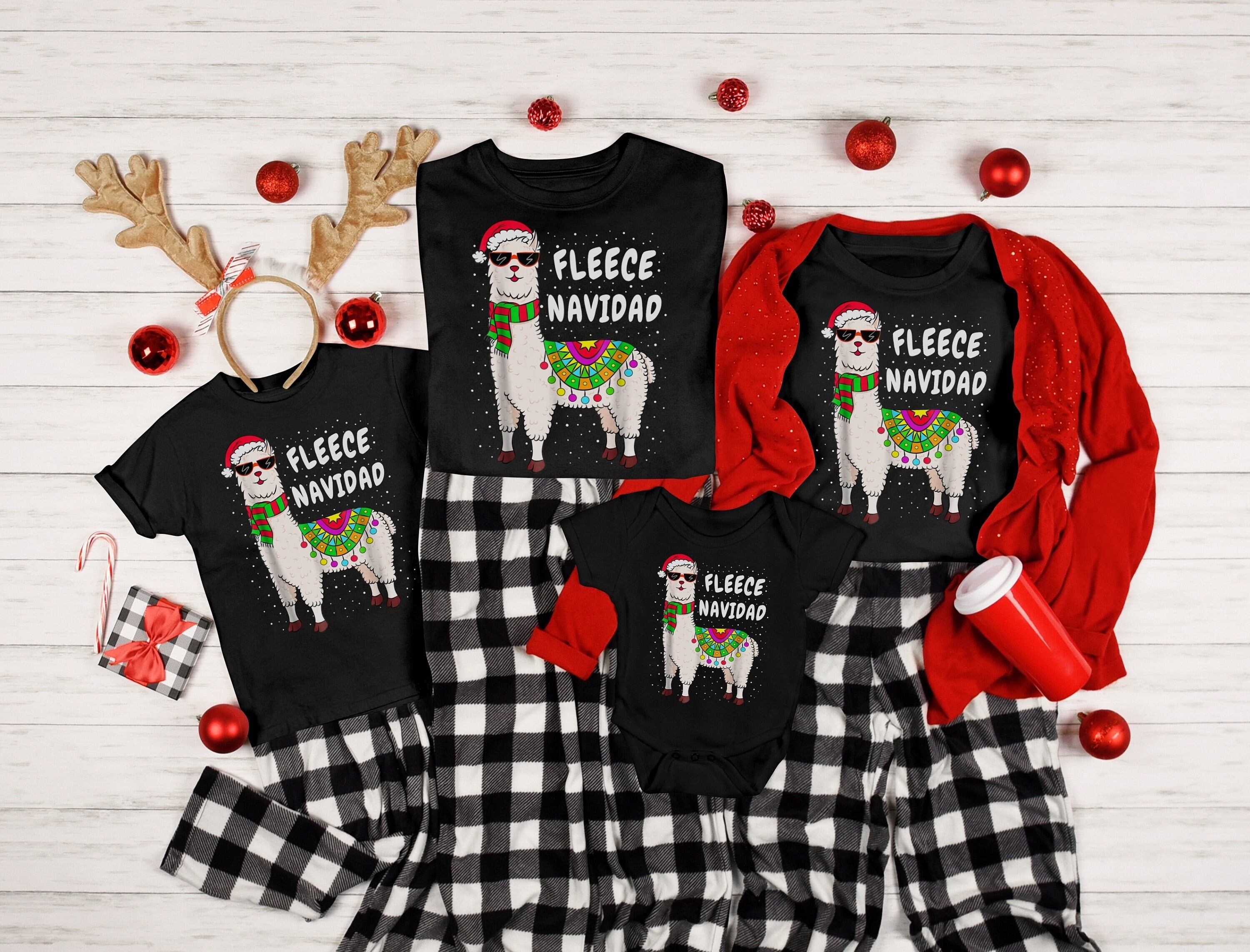 Fleece navidad pajamas hotsell