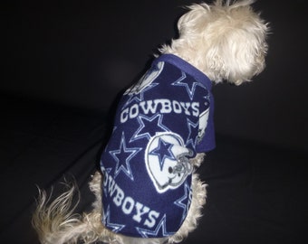 cowboys dog sweater