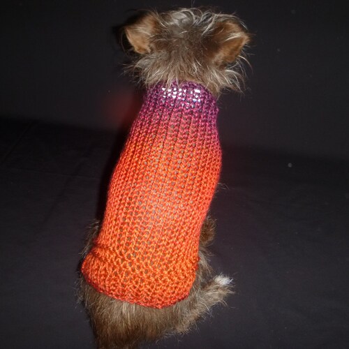 Hand Knit Dog Sweaternew COLORS Etsy