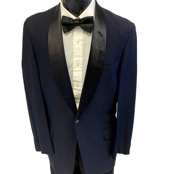 Blue Tuxedo Jacket Etsy