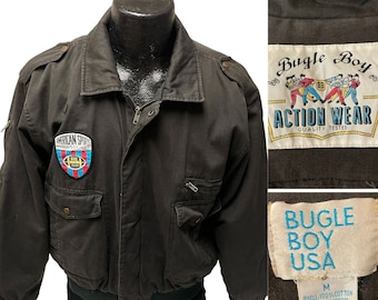 ジャケット・アウター 90s archive BUGLE BOY leather jacket A-2 90s archive BUGLE BOY leather jacket A-2 Leather Regular Size