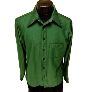 Vintage 70's Jcpenney Men's Christmas GREEN Mod BUTTERFLY Collar Hippie  DISCO Party Shirt L - Etsy