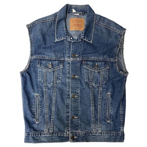 Cut off jean jacket mens 2025