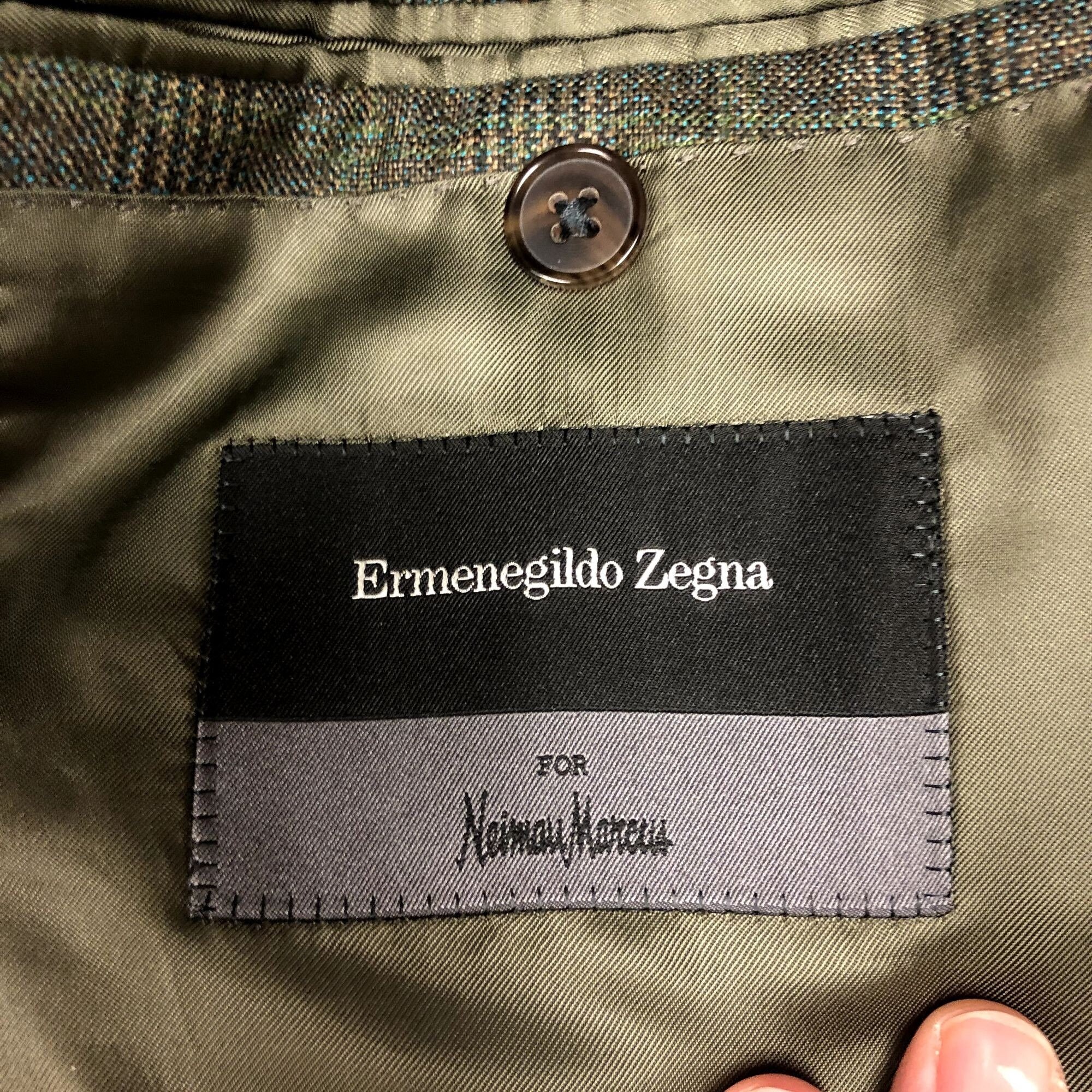 Ermenegildo Zegna 15milmil15 Men's GREEN Sport Coat Modern