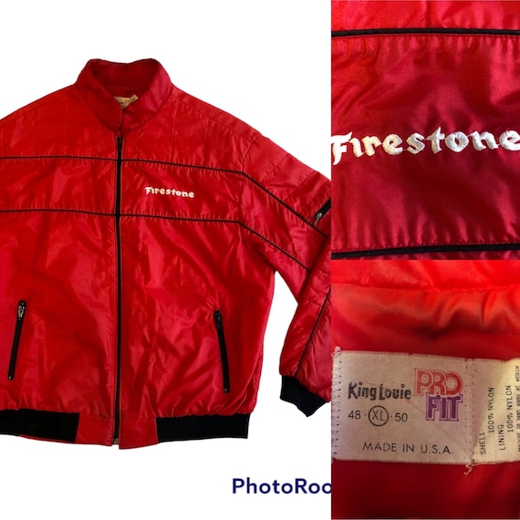 Red nylon bomber best sale jacket