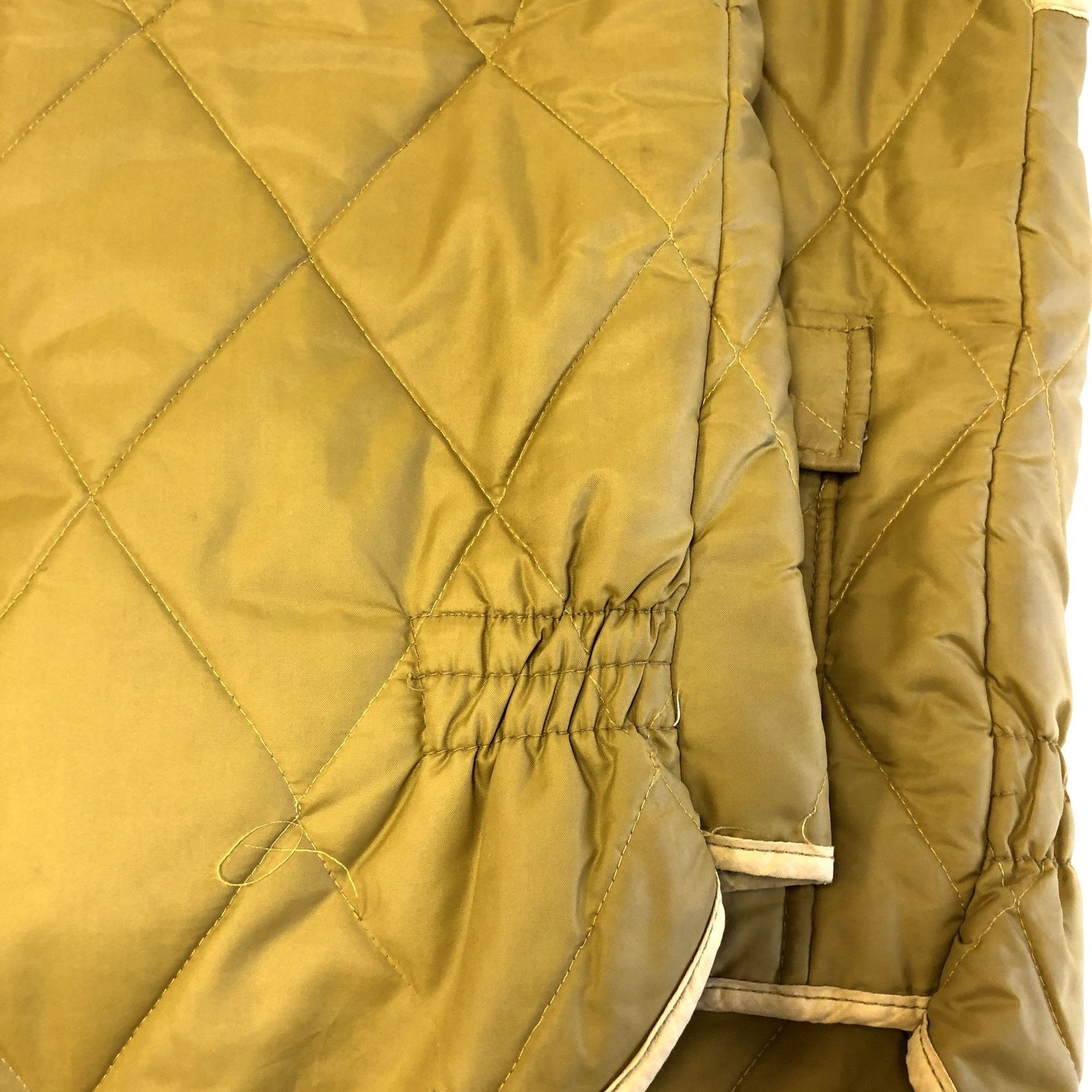 Vintage 70's Lee UNION Made USA QUILTED Nylon Army Green Hunting