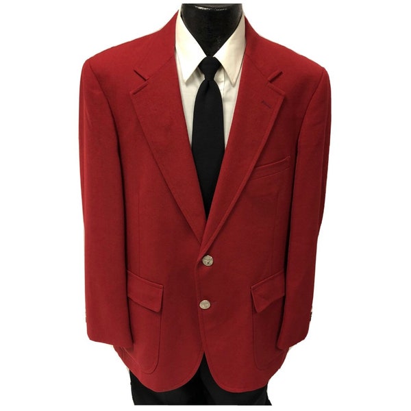 Red Sport Coat Etsy