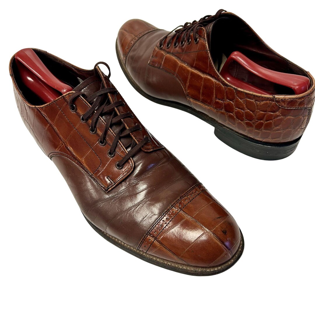 what color shoe with brown dress Stacy Adams Embrey dress shoes for men