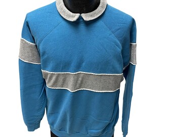 Bluza z kapturem ATHLETIC w kolorze szarym Heather z lat 80. XXL
