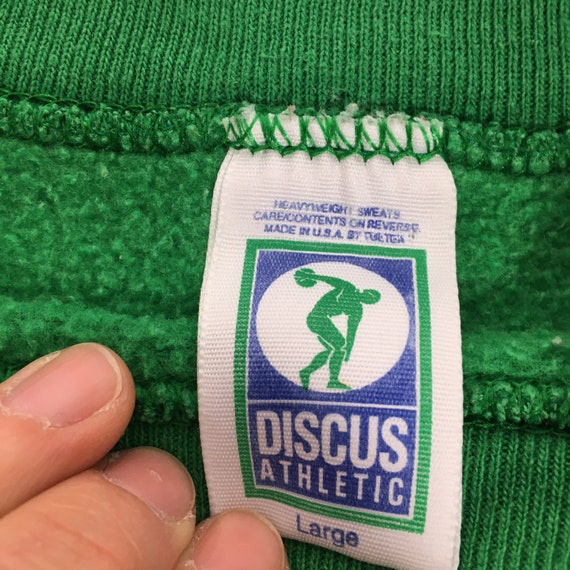 Vintage 80’s Discus Athletic Men Green St Patrick… - image 6