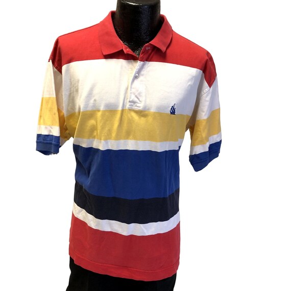 Vintage 80 90's Nautica Men's Boating COLOR BLOCK 