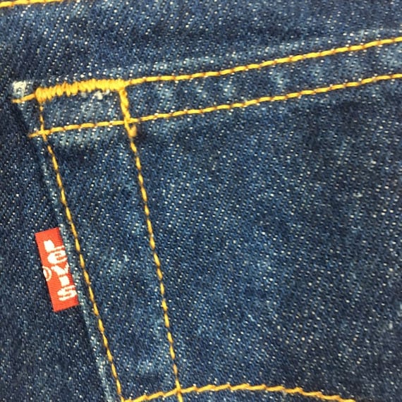 Vintage 70 80's Levi's XX Made in USA Women Indig… - image 2