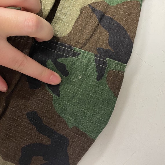 Vintage 90's US Army Woodland Camo Camouflage SHERIF Military