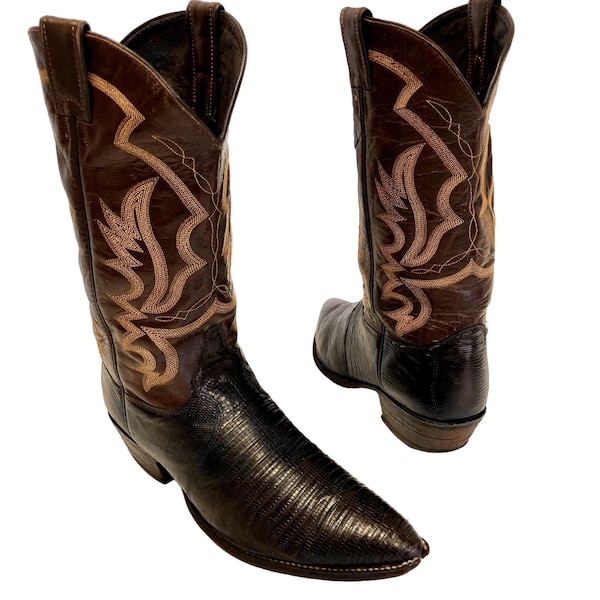 Lizard Skin Boots Etsy