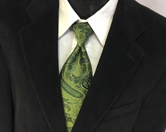 Ralph Lauren Men's BLACK Sport Coat EVENING Dinner Jacket Cotton Corduroy Blazer 40-41 R