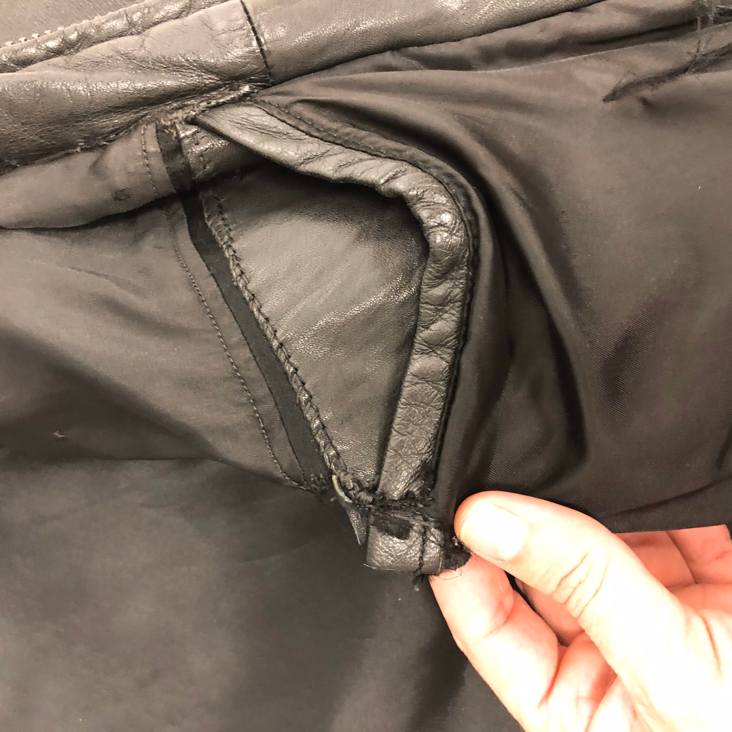 Vintage 60's Members Only Men Black Leather CAFE RACER Vintage 60's Members Only Men Black Leather CAFE RACER