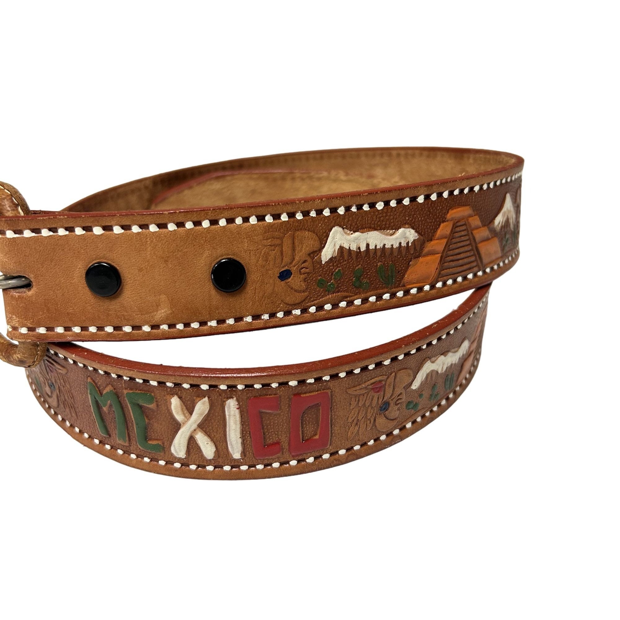 小物 Vintage Native l Leather Belt Native American Leather Belt In Vintage Belts for sale | eBay