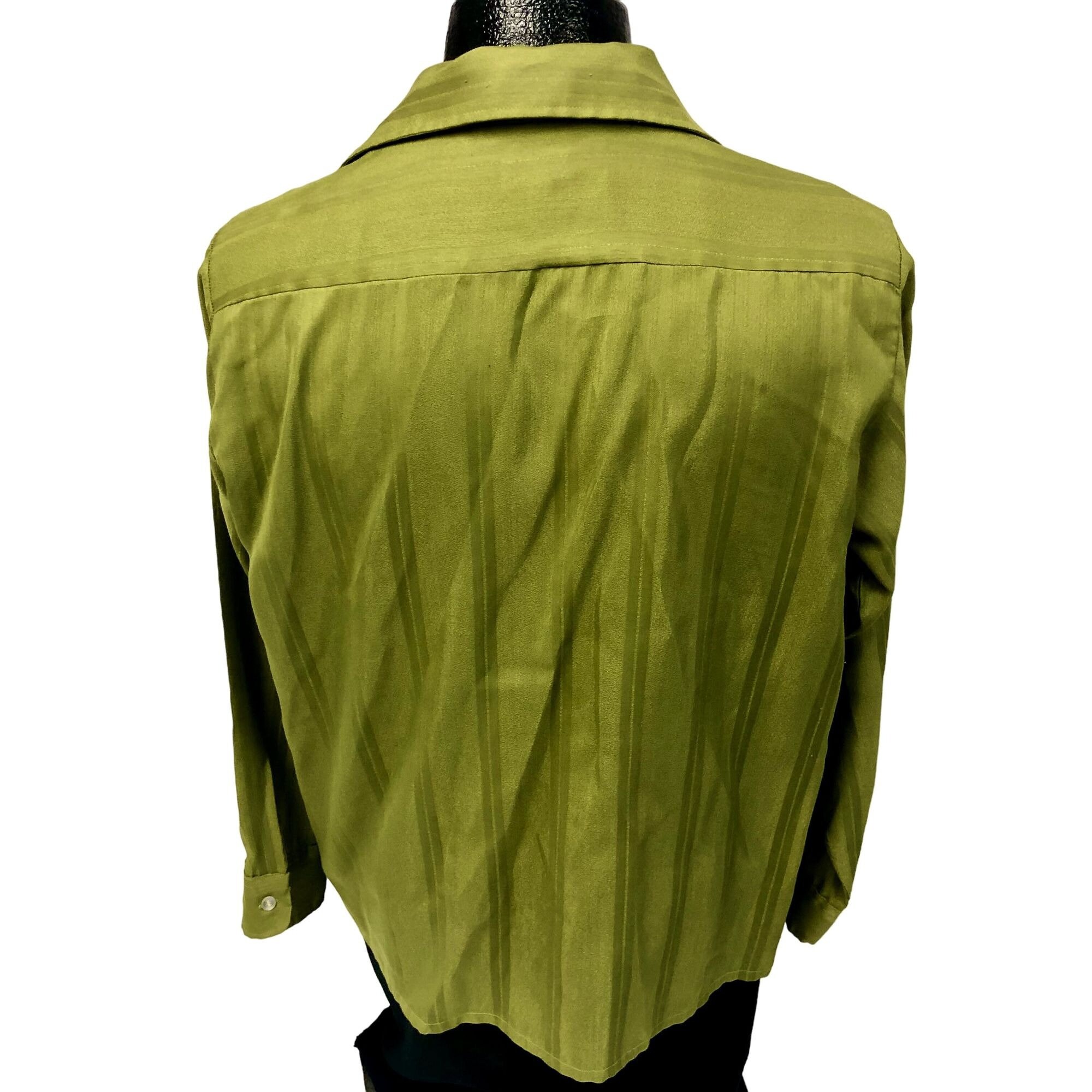Vintage 50's Penneys Towncraft SHINY Green Rockabilly LOOP