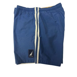 Vintage Nautica 90s Blue Spell Out Swim Shorts Trunks - Etsy