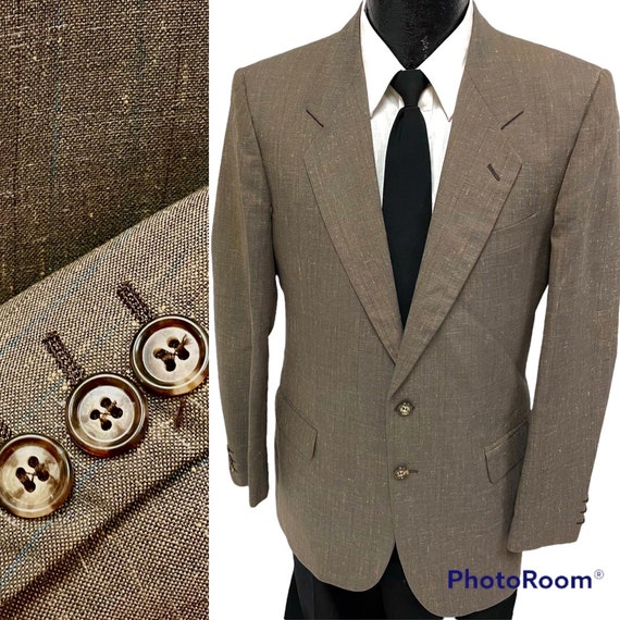 Mens silk sport coat sale