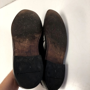 Vintage 60's Hanover LB Sheppard CORDOVAN Leather DRESS Shoe Plain Toe ...