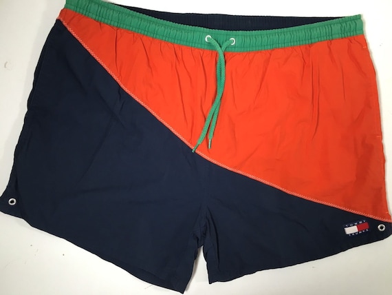 tommy hilfiger flag logo swim shorts