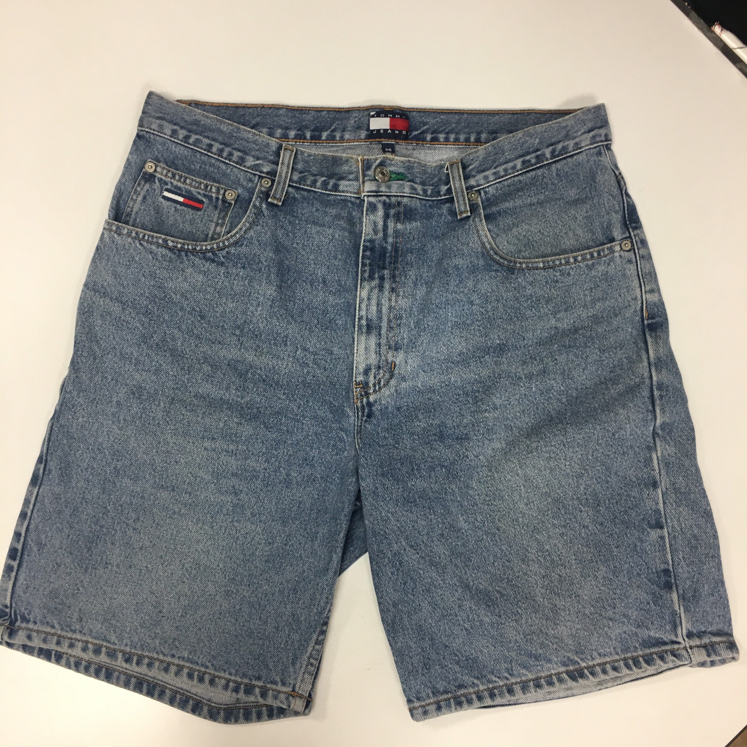 ビンテージ 90年代 トミーヒルフィガー トミージーンズ デニム ショーツ 古着 古着 90～00年代 トミーヒルフィガー TOMMY HILFIGER デニム