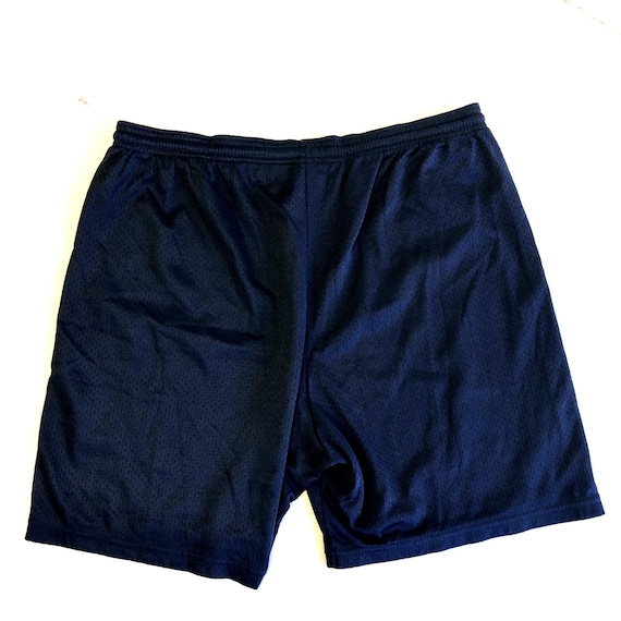 Vintage 70's Russell Athletic Men Blue MESH Work … - image 2