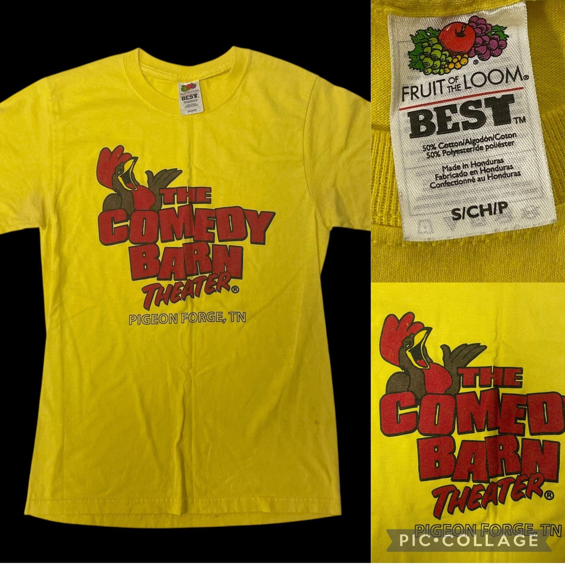 Vintage 80's BEST Yellow the COMEDY Barn Theatre Pigeon Forge TN