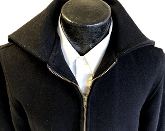 vintage LEONARD wool jacket navy [中古] Vintage 50's Midshipmen US Navy Academy Military Wool Hoodie